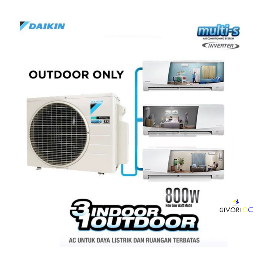 Daikin AC Multi-S Inverter 3 Koneksi Indoor Only 1/2 PK - CTKC15RVM4
