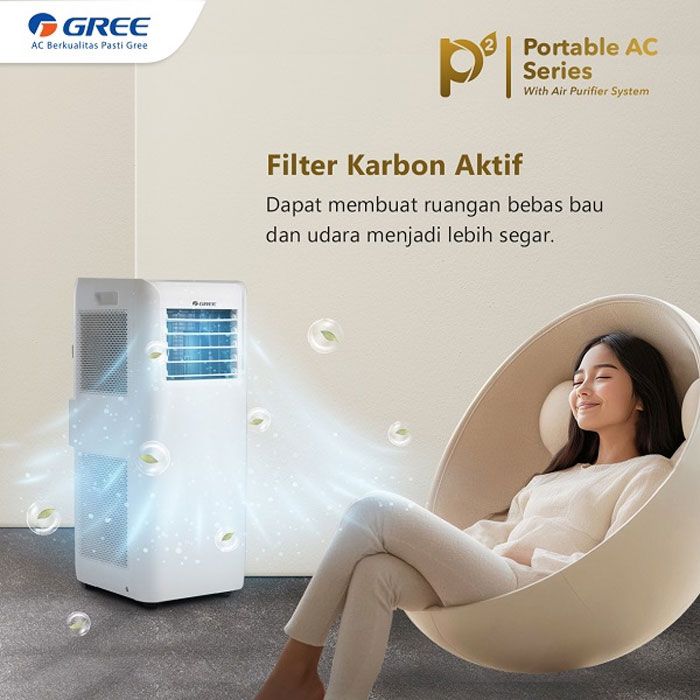 Gree AC Portable P2 Series Standard 1/2 PK - GPC-05P2