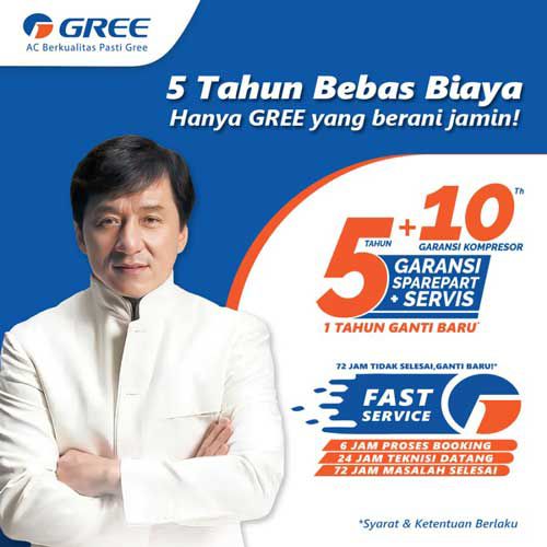 Gree AC Combo Split Inverter 2 Koneksi Series 3/4 PK + 3/4 PK - GWC-0707CS