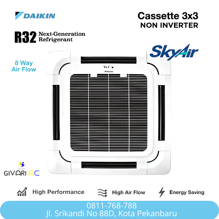 Daikin AC Cassette Standard Malaysia 2 PK ( Remote Wireless ) - SCC50AVL