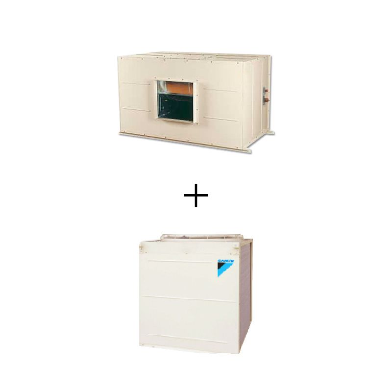 Daikin AC Packaged Split Duct H Series Vertical Non Inverter R410A 10 PK ( 3 Phase ) - FDN100HV14 + RCN100HY14