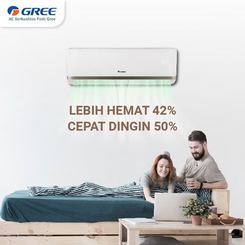 Gree AC Combo Split Inverter 2 Koneksi Series 3/4 PK + 3/4 PK - GWC-0707CS