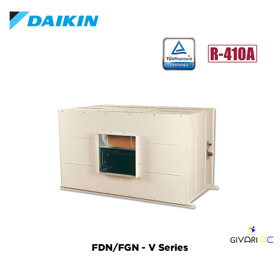 Daikin AC Packaged Split Duct H Series Vertical Non Inverter R410A 10 PK ( 3 Phase ) - FDN100HV14 + RCN100HY14