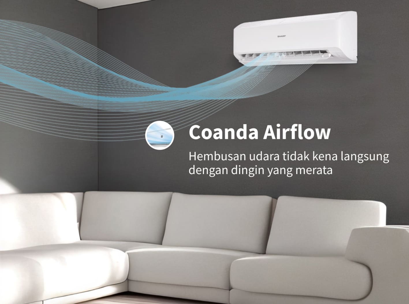 AC SHARP 3/4 STANDARD MODEL AH-A7BEY