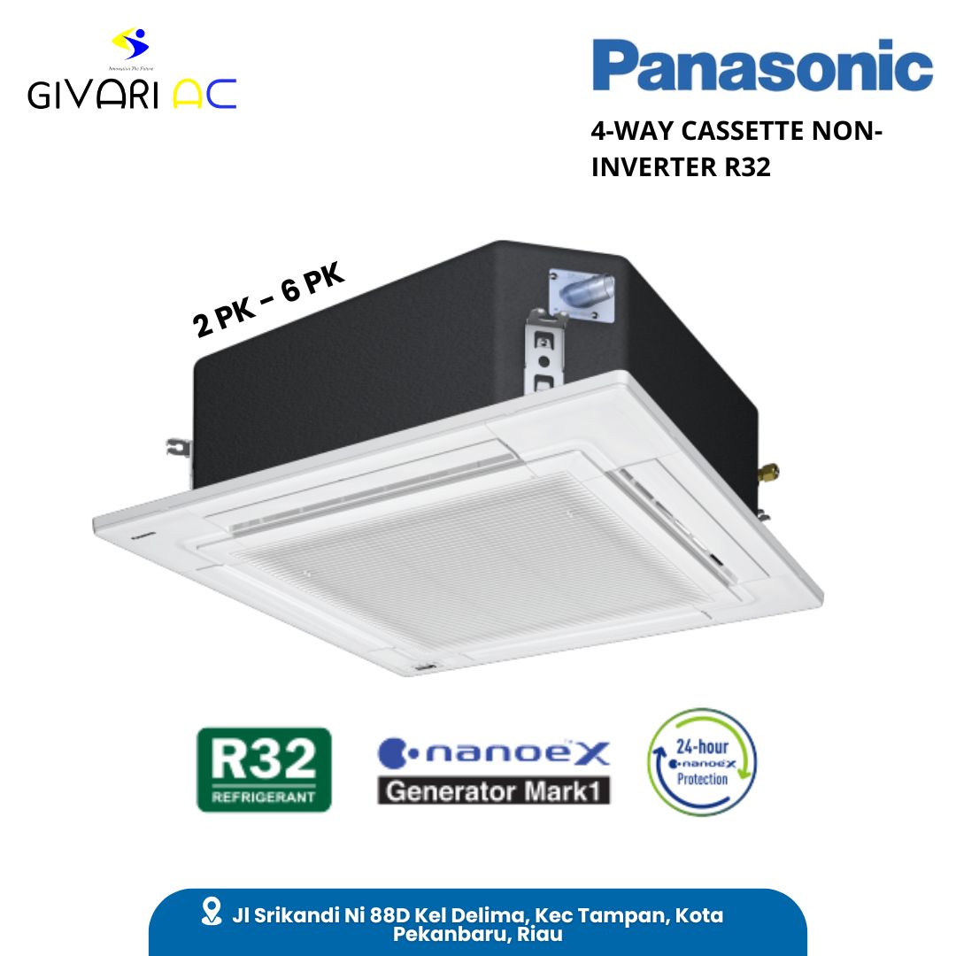 AC PANASONIC 4 WAY CASSETTE NON INVERTER R32 4 PK MODEL S-36PU1H5B