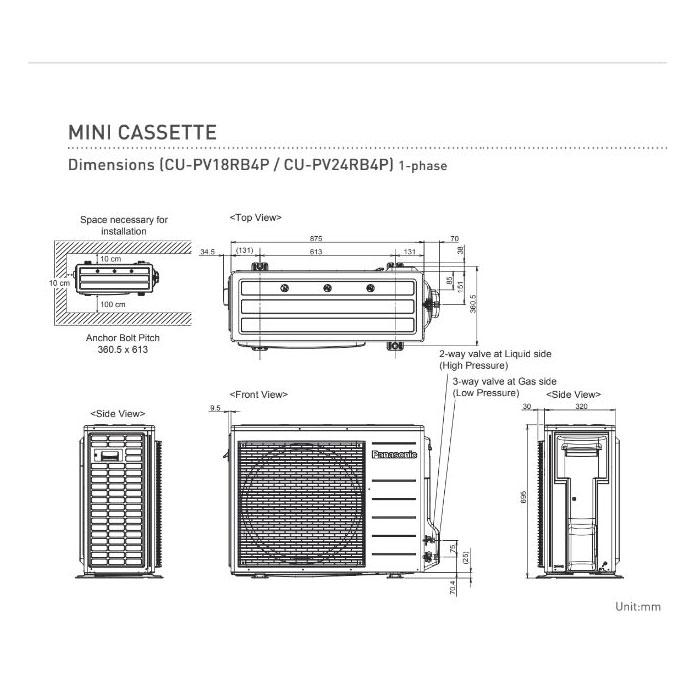 Panasonic AC Mini Cassette 2 PK - CS-PV18RB4P