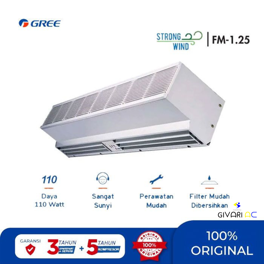 Gree Air Curtain 120 cm 6 PK - FM-1.25-12-K
