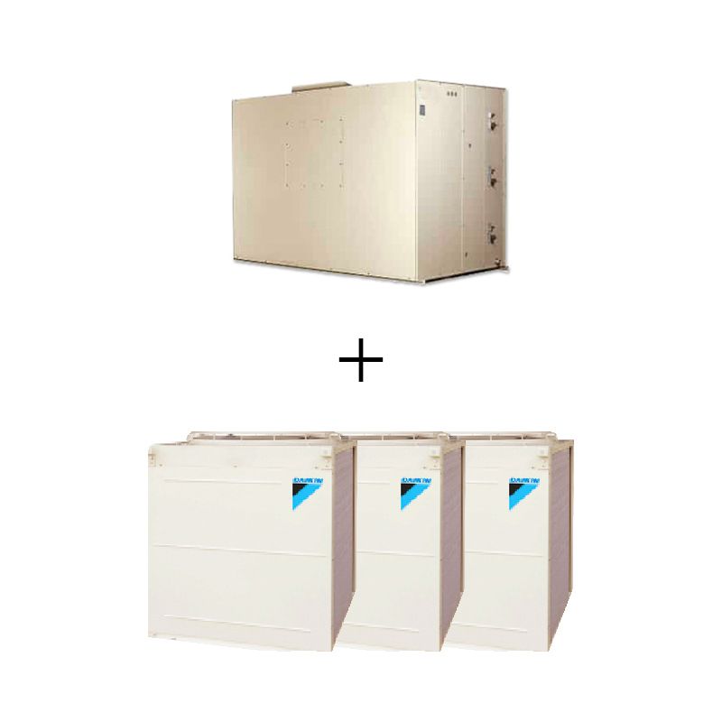 Daikin AC Packaged Split Duct V Series Vertical Non Inverter R410A 35 PK ( 3 Phase ) 3 Kombinasi Outdoor - 3FGN350HY14 + RCN100HY14 + RCN125HY14 (2)