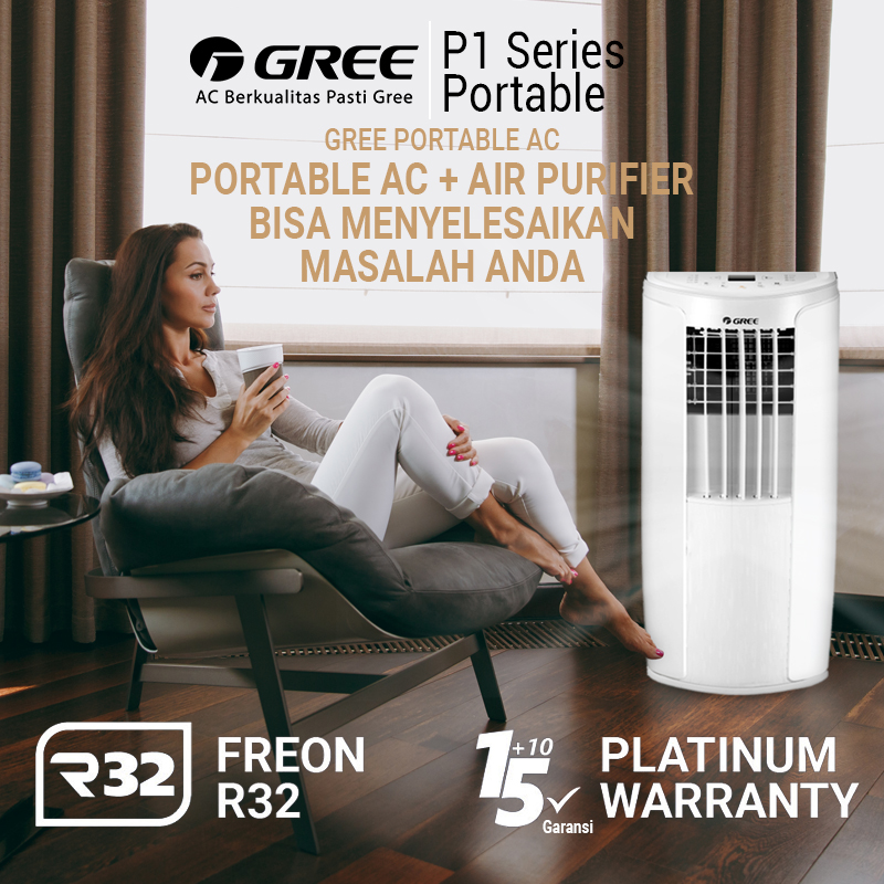 AC PORTABLE GREE 1 PK MODEL GPC-09P1