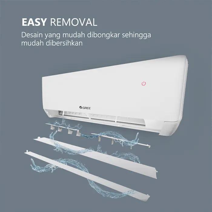 Gree AC Wall Mounted Split SmartClean F5S Series 2 PK - GWC-18F5S