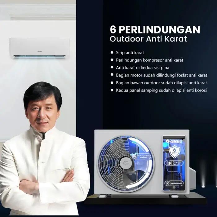 Gree AC Wall Mounted Split SmartClean F5S Series 2 PK - GWC-18F5S