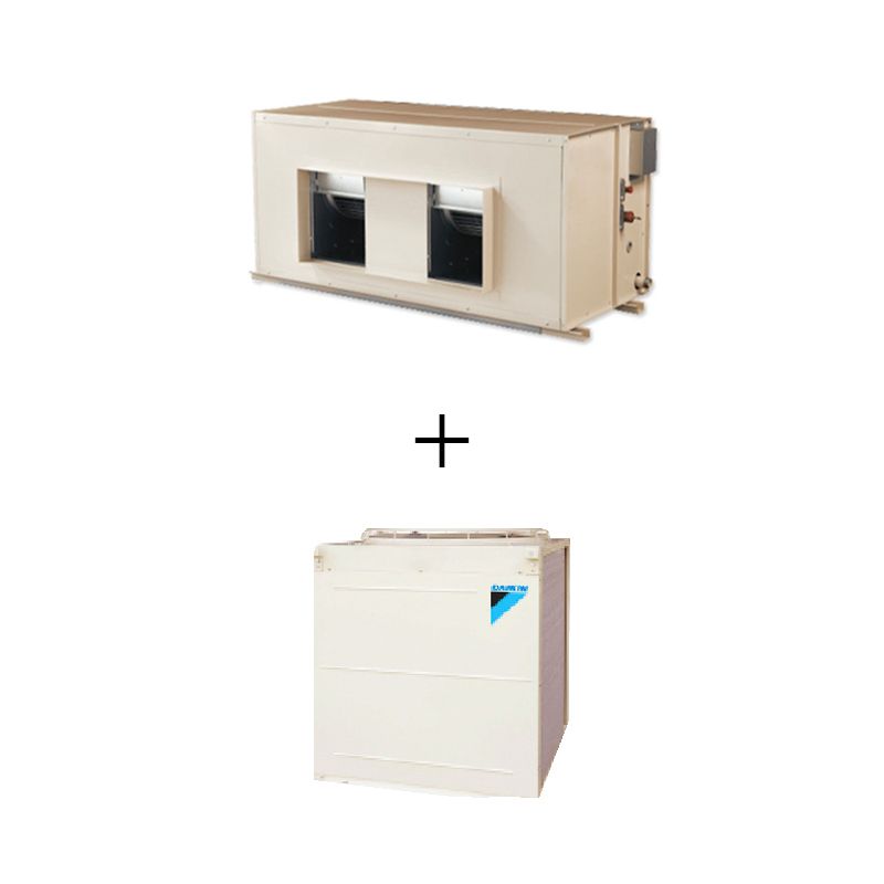 Daikin AC Packaged Split Duct H Series Vertical Non Inverter R410A 13 PK ( 3 Phase ) - FDN125HY14 + RCN125HY14