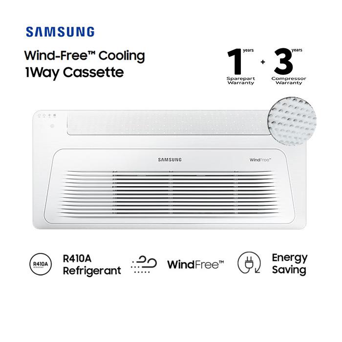 Samsung AC Cassette Inverter 1 Way Wind-Free 1 1/2 PK - AC035TN1DKC/EA