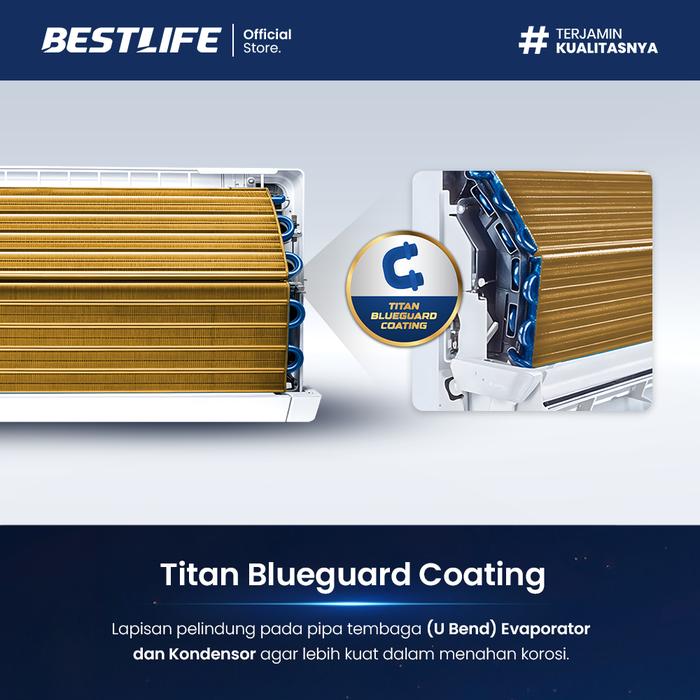 BESTLIFE Plasma Samurai Cool Split Air Conditioner 1/2 PK - BEST05PSC