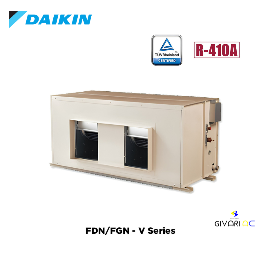 Daikin AC Packaged Split Duct H Series Vertical Non Inverter R410A 15 PK ( 3 Phase ) - FDN150HY14 + RCN150HY14