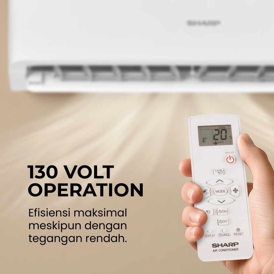 Sharp AC Standard Wall Mounted Split CAY Series Super Jet Cooling 1 PK AH-A9CAY