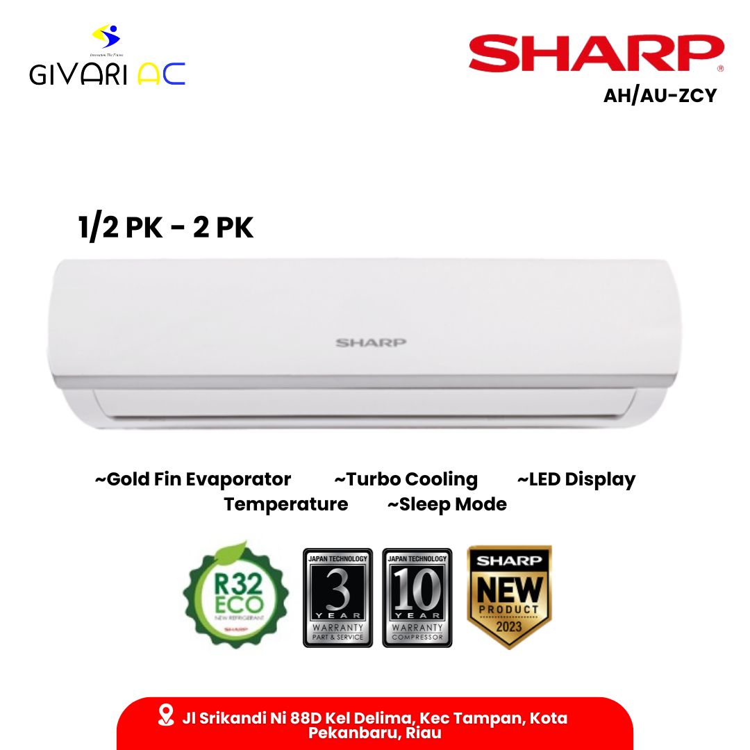 AC SHARP 2 PK STANDARD MODEL AH-A18ZCY