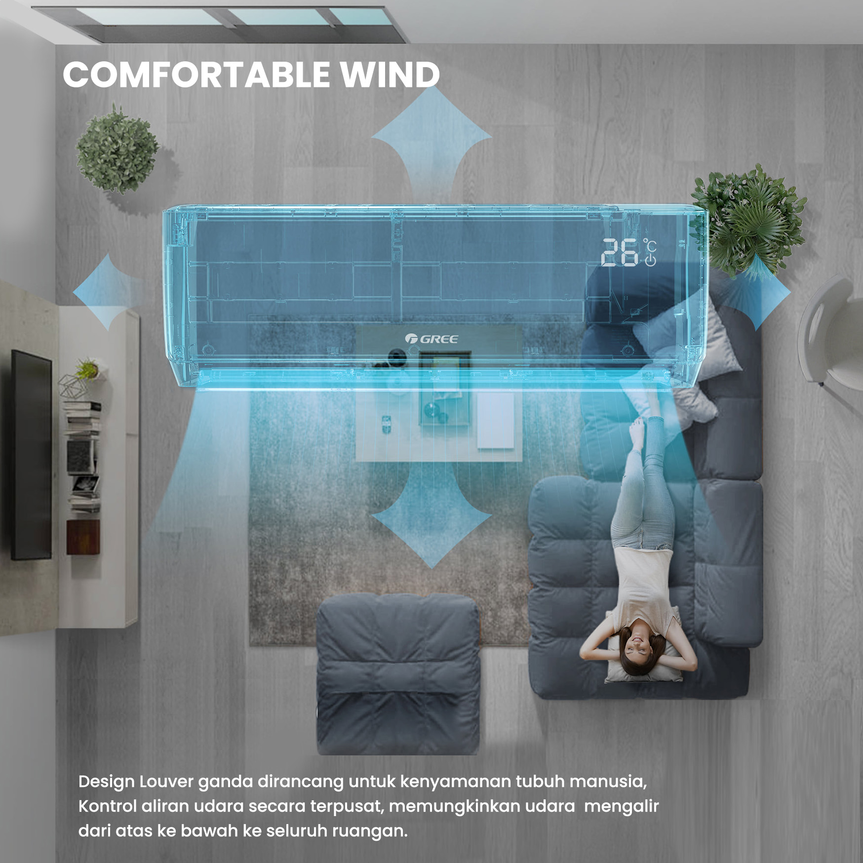 AC GREE STANDARD 1 PK GWC-09MOO5