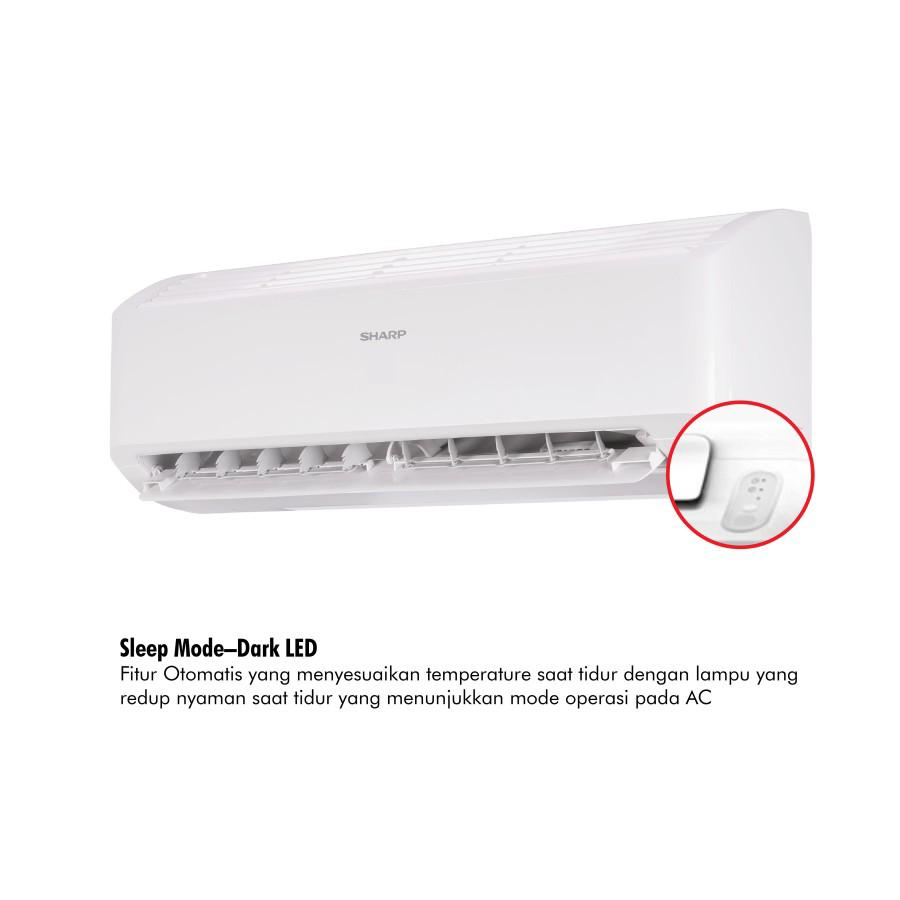 Sharp AC Standard Wall Mounted Split Garuda Series 3/4 PK - AH-A7BEY