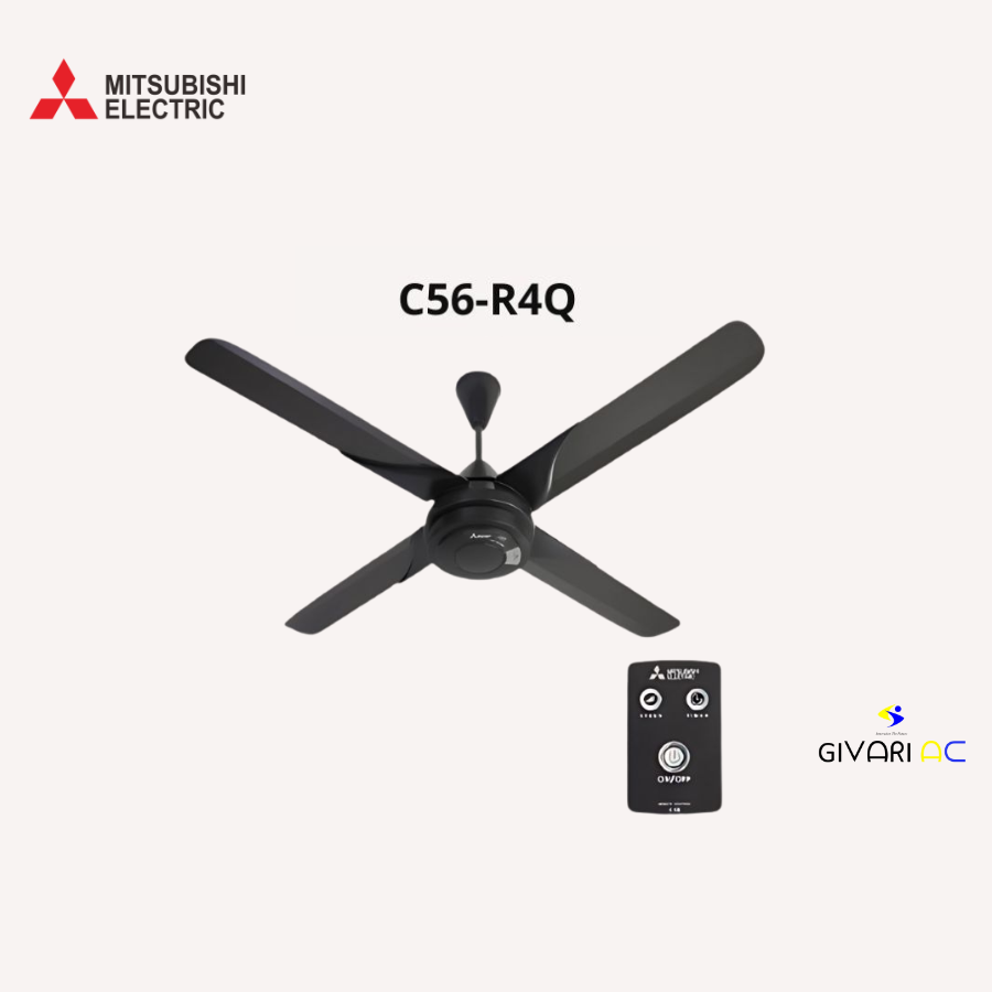 MITSUBISHI C56RQ4 Kipas Angin Ceiling Fan 4 Blade Remote