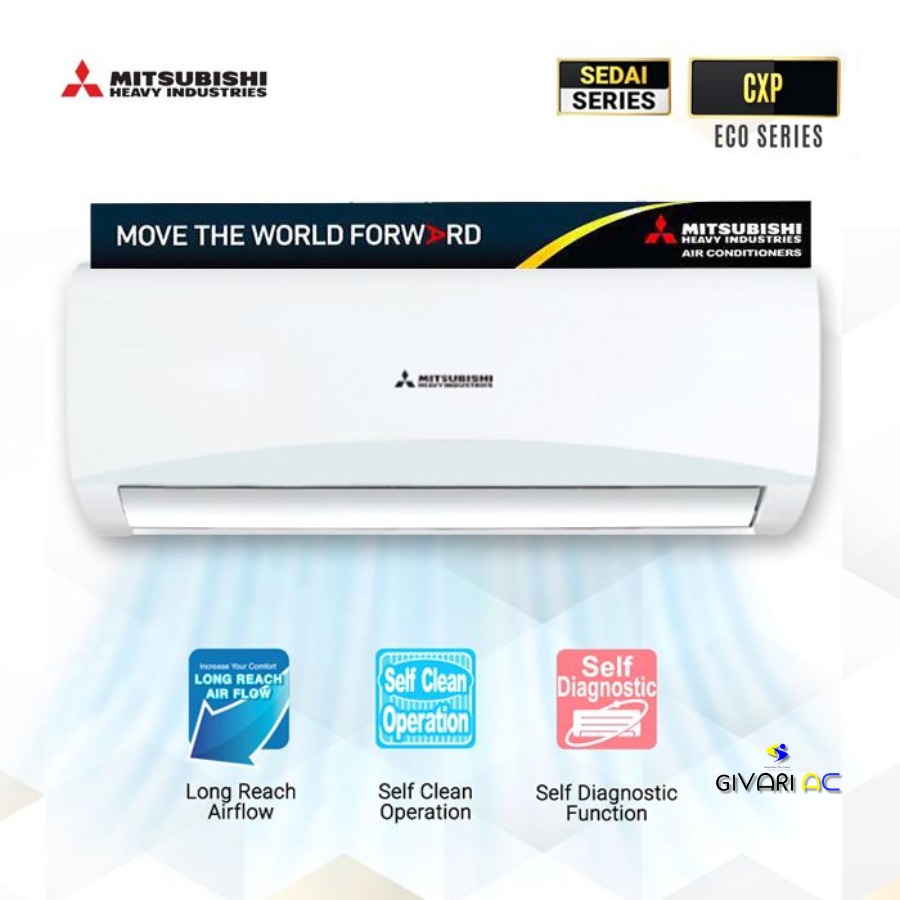 Mitsubishi AC Wall Mounted Split Standard 1/2 PK - SRK05CXP-W3