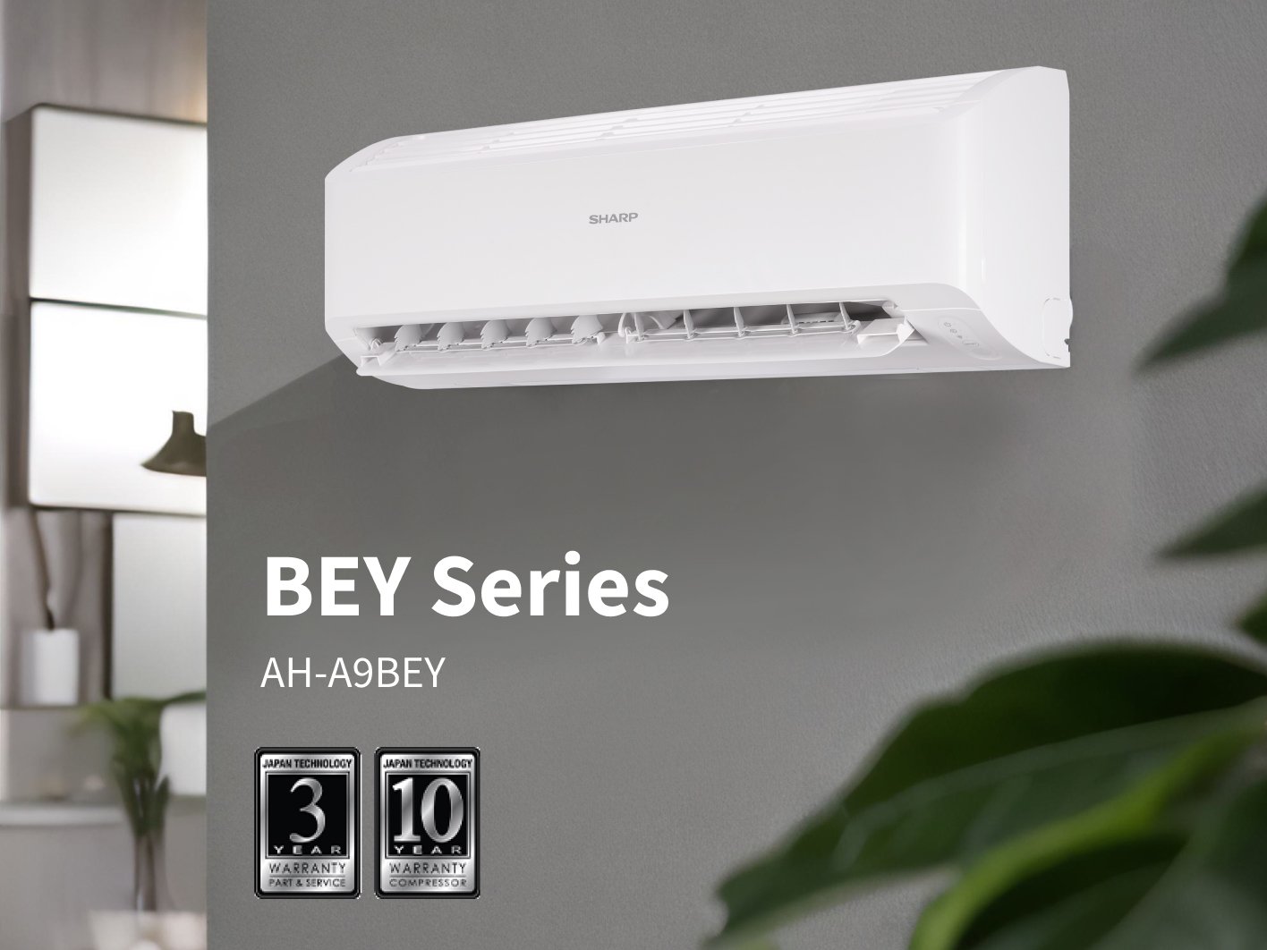 AC SHARP 3/4 STANDARD MODEL AH-A7BEY