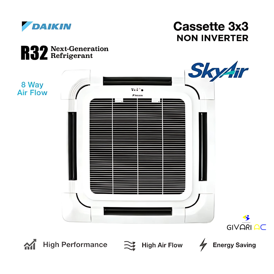 Daikin AC Cassette Standard Malaysia 4 PK ( Remote Wireless ) - SCC100AYL