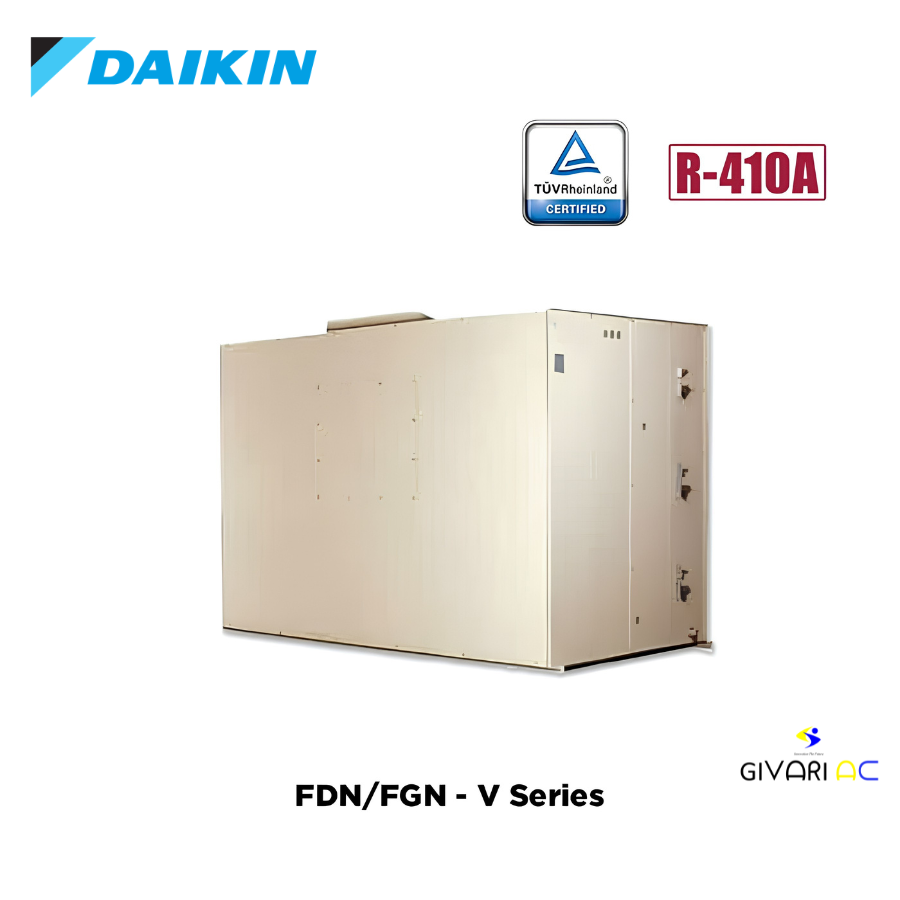 Daikin AC Packaged Split Duct V Series Vertical Non Inverter R410A 50 PK ( 3 Phase ) 4 Kombinasi Outdoor - 4FGN500HY14 + RCN125HY14 (4)