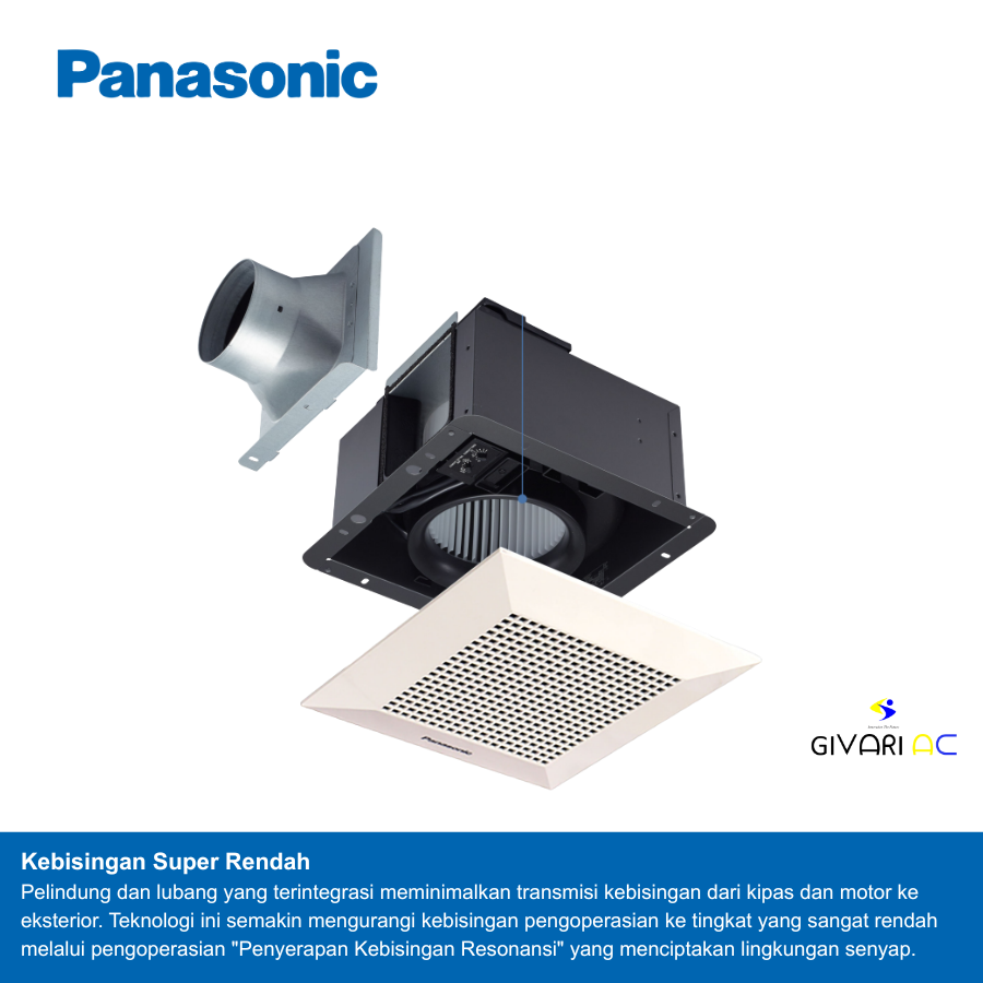 Sirocco Fan PANASONIC fv-24cdun ventilating Fan