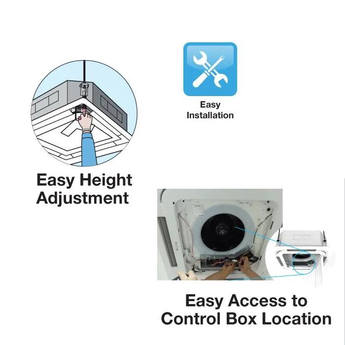 Daikin AC Cassette Standard Malaysia 5 PK ( Remote Wireless ) - SCC125AYL