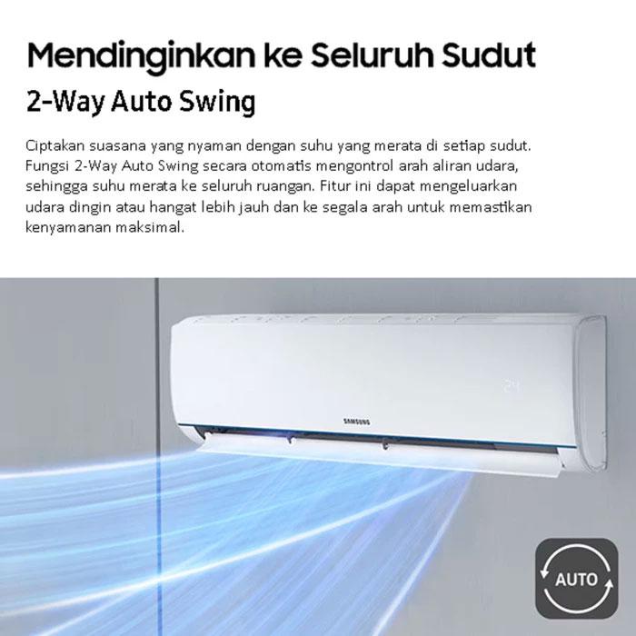 Samsung AC Wall Mounted Split Standard 1 1/2 PK - AR12BGHQASINSE