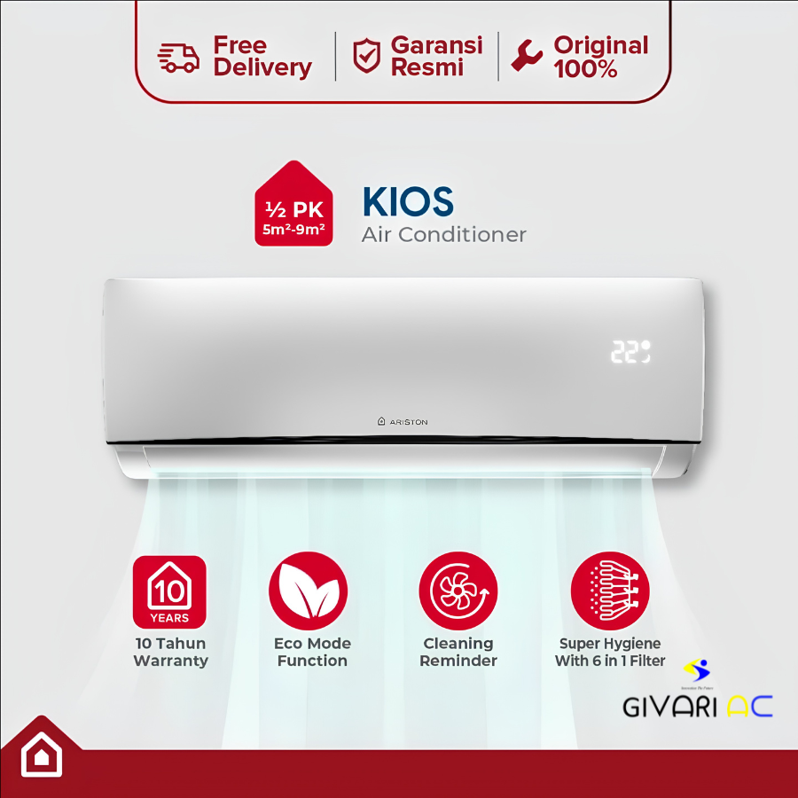 Ariston AC Standard 1/5 PK KIOS 05 R32