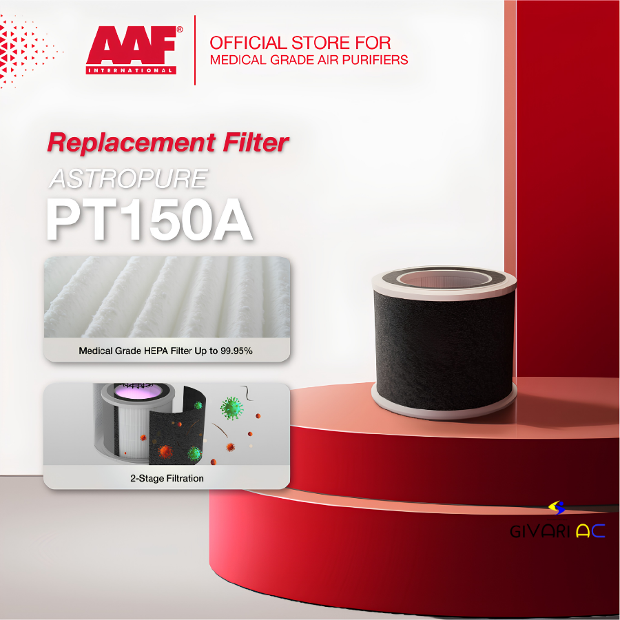 AAF AstroPure PT150A Air Purifier HEPA H14 | Portable Air Cleaner