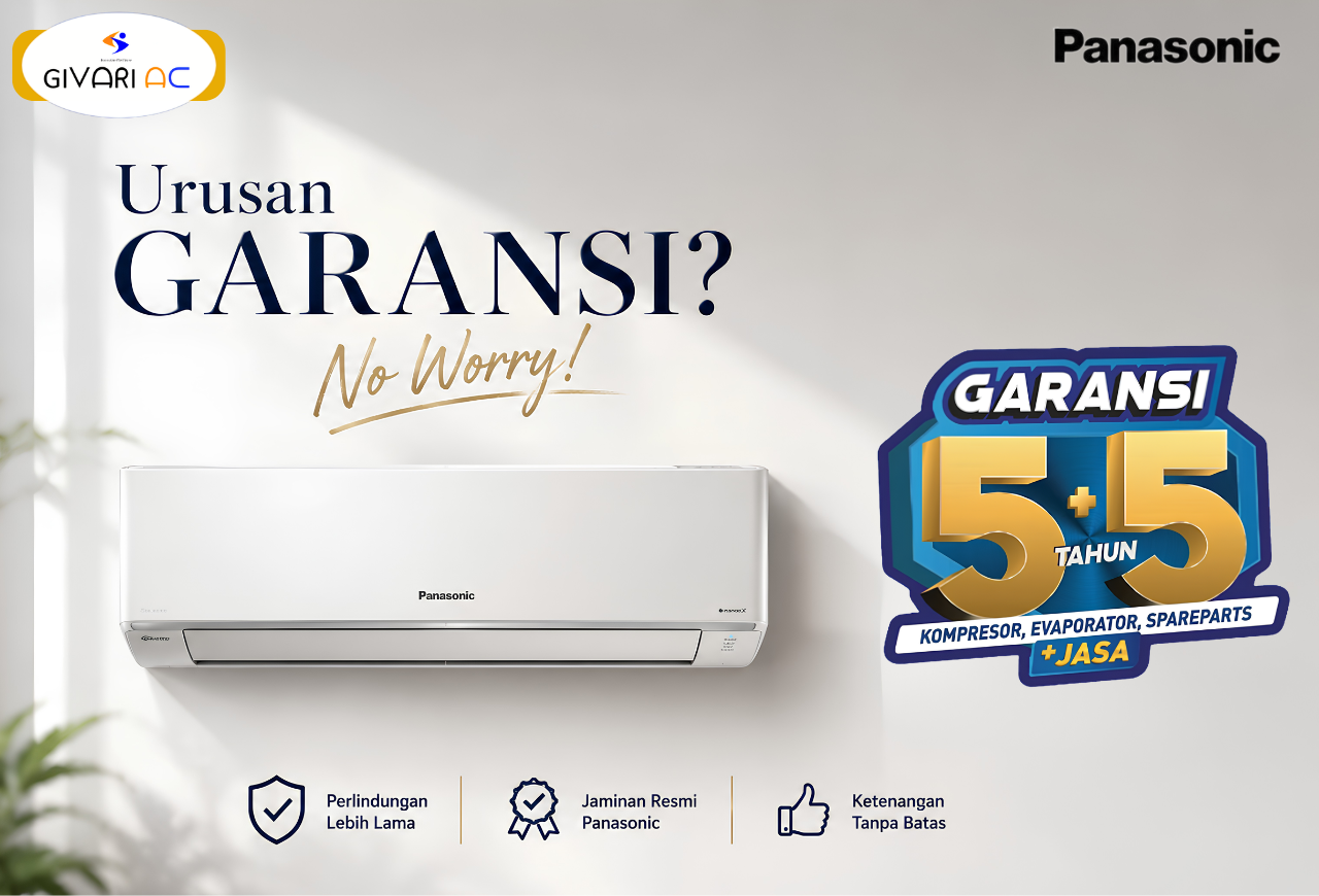 Urusan garansi? No Worry! Garansi Panasonic Diperpanjang