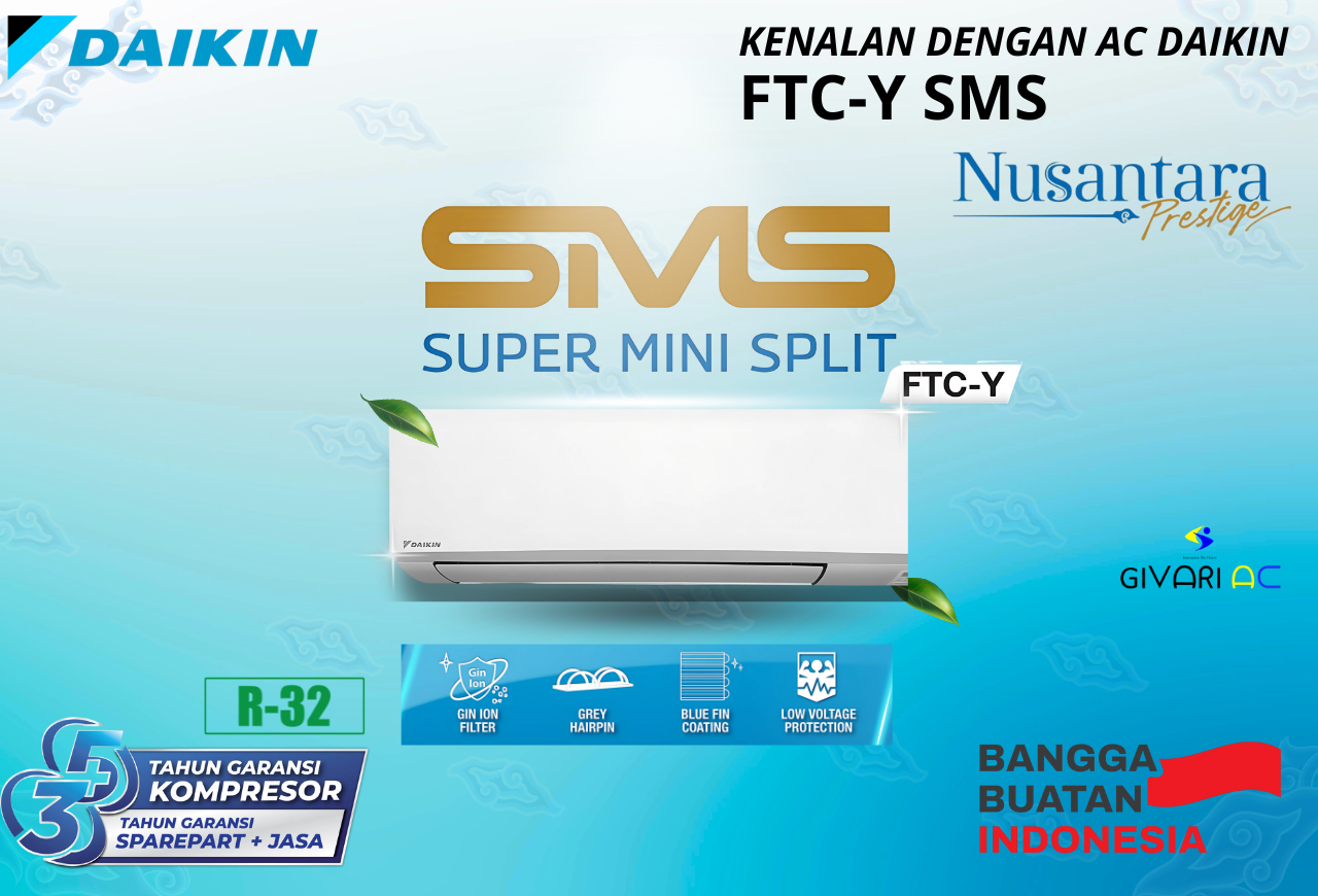 YUK! KENALAN DENGAN AC DAIKIN SMS SERIES