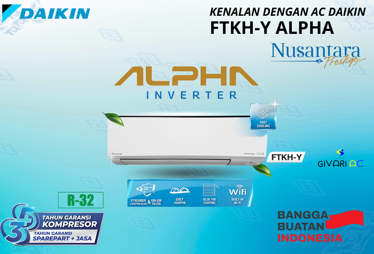 YUK! KENALAN DENGAN AC DAIKIN ALPHA SERIES