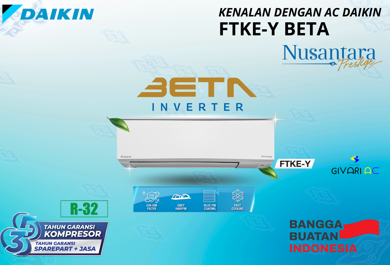 YUK! KENALAN DENGAN AC DAIKIN BETA SERIES